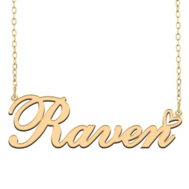 Imagem de A168A Colar com nome personalizado personalizado banhado nome colar para mãe filha amizade mulheres dia dos namorados Natal aniversário ano novo, Metal, Sem Pedra Preciosa Não aplicável