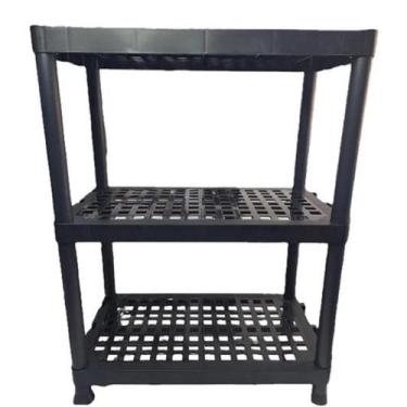 Imagem de Estante 3 Andares Modular Cozinha Livreiro Plastico Reforçado - Útil