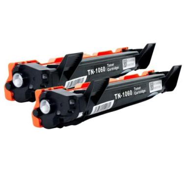Imagem de Kit 2 Toners Compatíveis TN1060 P/ HL1202 HL1210 HL1212 Novo - Evolut