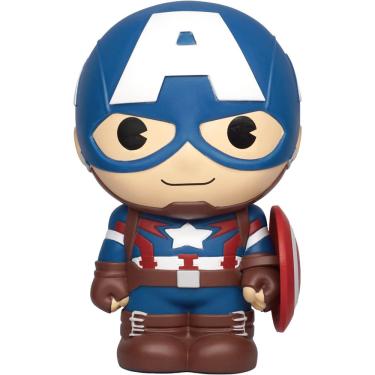 Imagem de Bank Marvel Captain America, 20 cm, pvc, decoração de casa, colecionável