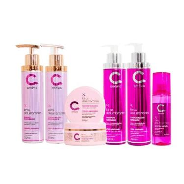 Imagem de Kit Loira Amavia Regeneradora Matizador Cabelo Restrauração