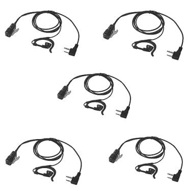 Imagem de Pdflie Fone de ouvido Walkie Talkie para Midland t71 t71vp3 AVPH3 AVPH4 AVPH5 AVPH7 AVPH8 LXT 600 GXT 1000 GXT1000VP4 LXT500VP3 GXT1050VP4 GXT1000VP4 0XB GMRS Rádio (pacote com 5)