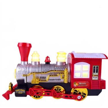 Imagem de Bubble Blowing Toy Train Wokex Musical Carriage Caminhão de bombeiros