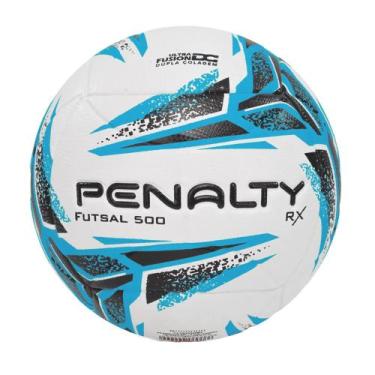 Imagem de Bola De Futebol Futsal Quadra Premium Penalty Original, Branco, Azul