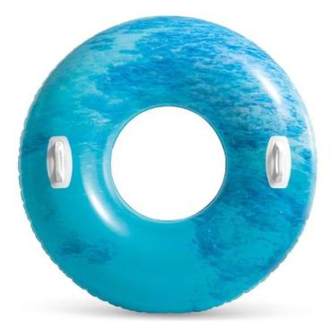 Imagem de Boia Inflável Estampada Ondas Infantil E Adultos Água Intex