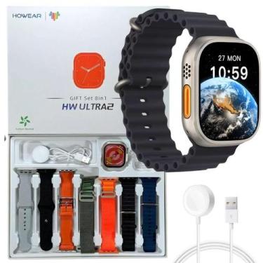 Imagem de Relógio Inteligente 2024 Watch 9 Ultra 2 GPS, Chat GPT Integrado  7 Pu