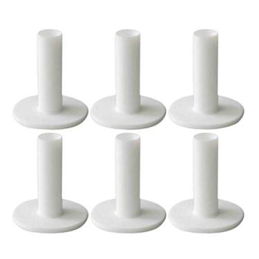 Imagem de Almencla 6 Peças de Borracha para Golfe Tees Driving Range Detentor Tee Tapete de Prática Acessórios de Golfe - 60mm