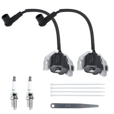 Imagem de DKIIGAME 21171-0743 Kit De Bobina De Ignição E Vela De Ignição Para Kawasaki Fr651V Fr691V Fx751V Fx801V Fx850V Fr600V, Compatível Com Motor John Deere