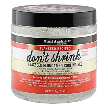 Imagem de Aunt Jackie's Gel Modelador De Cachos Flaxseed Recipes Don'T Shrink Para Cachos, Espirais E Ondas Naturais, Ajuda A Prevenir O Ressecamento E A Descamação, 543 G