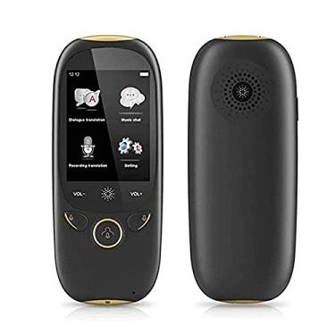 Imagem de TLTDSMY Dispositivo portátil de tradutor de idiomas, tradutor de voz instantâneo bidirecional, suporta 75 idiomas com tradução de câmera para viajar para o exterior, aprender compras, negócios