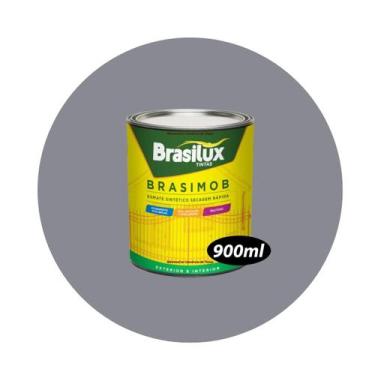 Imagem de Esmalte Sintetico Brasimob Brasilux 900ML, Cinza Medio