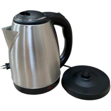 Imagem de "Chaleira Jarra Elétrica Inox Prateada 110V 2 Litros - Água Quente Rápida e Moderna "