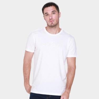 Imagem de Camiseta Colcci Casual Masculina, Off white, GG