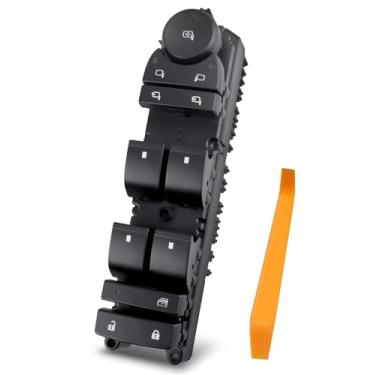 Imagem de Fechadura principal do lado do motorista 20835553 e interruptor de janela elétrica adequado para Chevy Silverado Suburban Tahoe Avalanche, adequado para GMC Sierra Yukon Yukon XL, adequado para