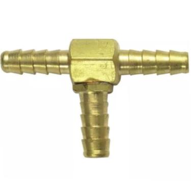 Imagem de Emenda Para Mangueira ""T"" 3/8 Latão - ET 3 - RAPA NUI