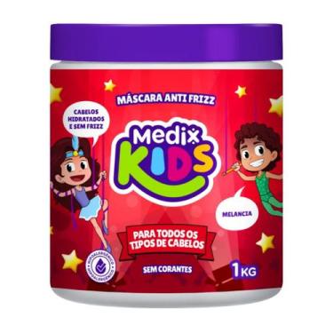 Imagem de Máscara Capilar Infantil Medix Kids Anti-Frizz 1kg