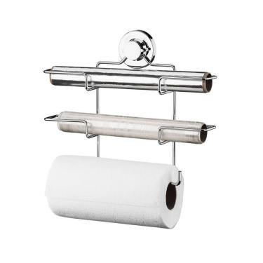 Imagem de Porta Papel Toalha Alumínio Pvc Future Fixação Ventosa 4018