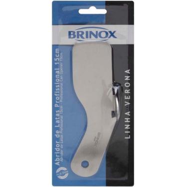Imagem de Abridor De Latas Profissional Brinox Verona 2154/301 Em Aço Inox Inox