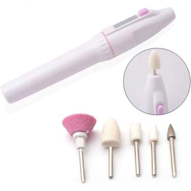 Imagem de Lixa Elétrica Para Unhas - Multiuso Com 5 Acessórios A Pilha