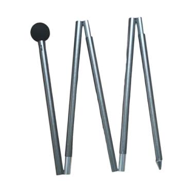 Imagem de UGPLM Vara de lona para barraca, vara de reposição para toldo, de barraca para toldo de acampamento, caminhada ao ar livre na praia, Cinza