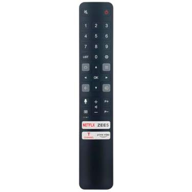 Imagem de ALLIMITY 06-BTZNYY-MRC901V RC901V-FMRC Controle remoto de substituição por voz compatível com TCL 1080p Full HD Smart TV 43P615 50P615 55P615 65P615 55C728 65C728 75C728 65P725 55P72 5