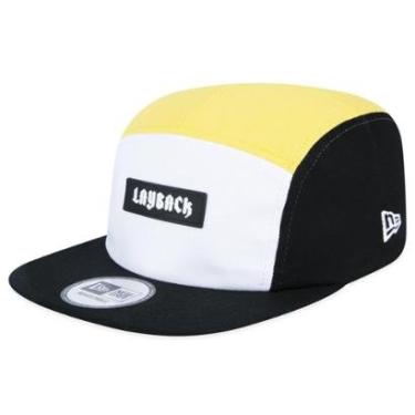 Imagem de Boné New Era Aba Reta Camper Layback Blk Masculino-Masculino