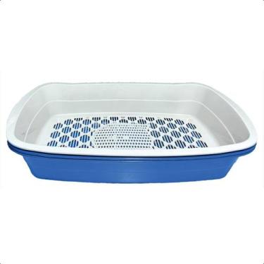 Imagem de Caixa De Areia Inteligente Gatos Furba Com Tela - AVIPET, Azul