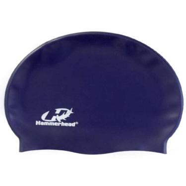 Imagem de Touca Natação Hammerhead Silicone Lisa - Marinho
