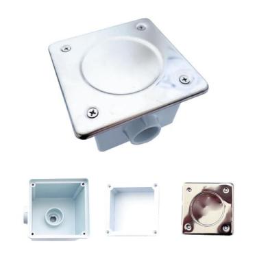 Imagem de Caixa Passagem Com Tampa Em Inox - Herbinject