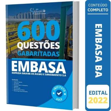 Imagem de Caderno De Questões Embasa - Questões Gabaritadas - Editora Solucao