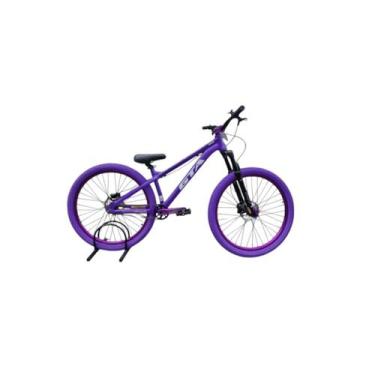Imagem de Bicicleta 26 Gta Gravity Cor Roxo Freeride Hollowtech Single Cubo k7 B