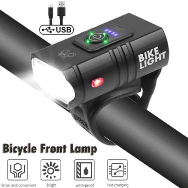 Imagem de Farol Lanterna P/bike Led Luz Super Forte Suporta Dias Chuvosos - jyx