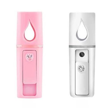 Imagem de Dispositivo 3 em 1: Mini Ventilador Portátil + Secador de Cabelo + Umidificador de Névoa Fina para Cabelo e Pele(1 Nano)