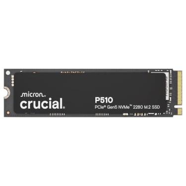 Imagem de Crucial SSD NVMe P510 1TB Gen5, até 11.000 MB/s, SSD PCIe 5.0 M.2 2280, unidade de estado sólido interna, compatível com laptop, desktop + software Acronis - CT1000P510SSD8-01