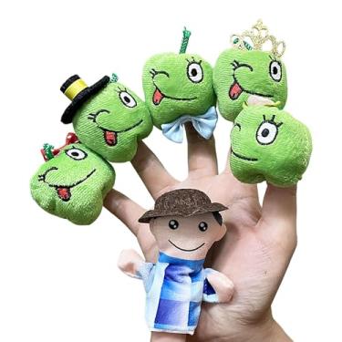 Imagem de Fantoches de Dedo para Crianças | 6 Peças de Fantoches de Peluche para Contação de Histórias - Interativo Sensorial para Histórias na Hora de Dormir e Brincadeiras