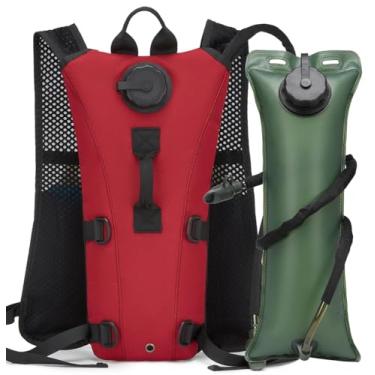 Imagem de ATBP Colete de hidratação para corrida, mochila tática 3L, para ciclismo, maratona, caminhada, mochila masculina e feminina