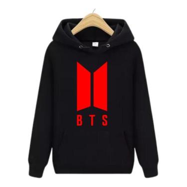 Imagem de Blusa de Moletom Canguru BTS I - Wess Store, Vermelho, P