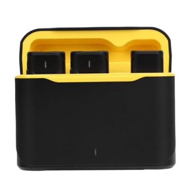Imagem de RiToEasysports Microfone Sem Fio Lavalier Conjunto de Microfone No Sem Fio MIC 2.4GHz Com Estojo de Carregamento de Redução de Ruído para Câmera Photle Computador Vlog Entrevista Live Stream