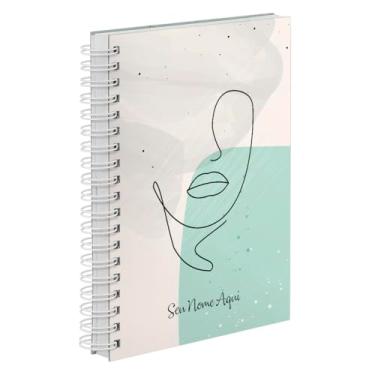 Imagem de Agenda Comercial 2026 Personalizada Capa Dura Face Linear Verde