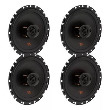 Imagem de 2 Pares Alto falantes JBL Triaxiais 6 Pol  FLEX4 55W RMS 6TRFX55 4 Ohms - Preto