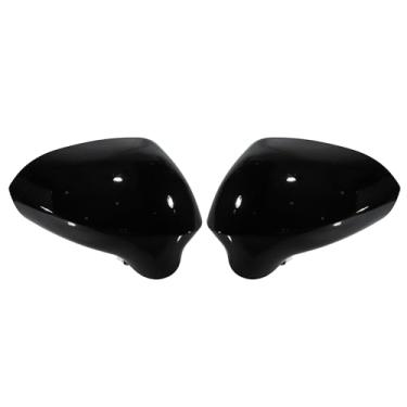 Imagem de Motoforti Capa de espelho retrovisor de porta para Seat Ibiza 6J 2008-2017 Esquerda Direita Conchas de Espelho Retrovisor Lateral Tampa para Seat Leon Exeo 2008-2013 Preto brilhante