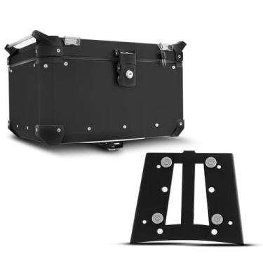 Imagem de Baú Moto Alumínio Top Case 48 Litros + Base de Fixação Super Adventure