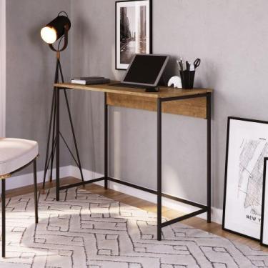 Imagem de Escrivaninha Dobrável para Notebook em Estilo Industrial 27893 Móvel n