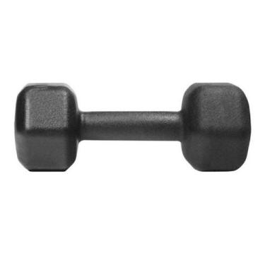Imagem de Halter Sextavado Pintado 7kgs Musculação Academia Em Casa - 1 Fit
