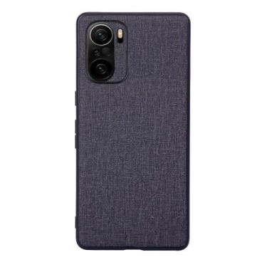 Imagem de Capas Compatível com Xiaomi Redmi K40 PRO,Design de padrão de tela,Pproteção completa de 360°,Pplástico macio,Proteção contra quedaBlack