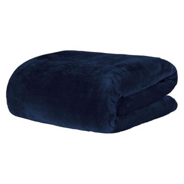 Imagem de Manta Blanket High 300 Casal Toque De Seda 180x220cm - Kacyumara - Azul