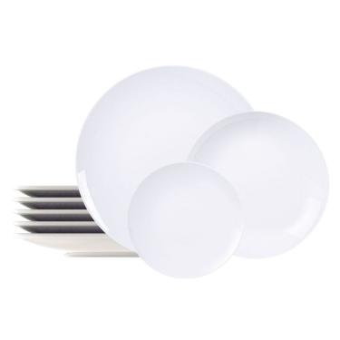 Imagem de Jogo De Pratos Porcelana Raso, Fundo E Sobremesa Sophia 12 Peças - Tramontina