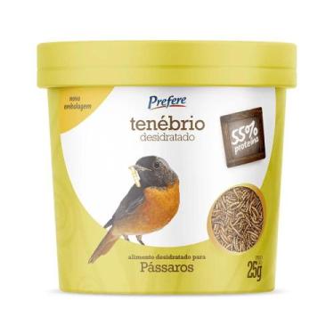 Imagem de Alimento Prefere Tenébrio Desidratado para Pássaros 25g