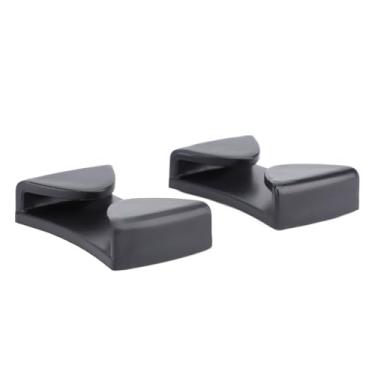 Imagem de RiToEasysports Ski Clipes de óculos, 2pcs ABS Capacete Clamp Winter Sports Goggles Fixer Grip Retention System para Esqui (Preto)