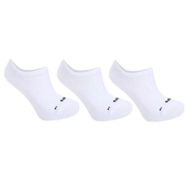 Imagem de Kit Meia Lupo Sport Cano Invisível 3 Pares, Bco, Bco, Bco, P